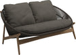Gloster Bora Canapé 2 places Teck / Wicker Umber Grade B (OP) Fife Platinum 0042 
