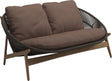 Gloster Bora Canapé 2 places Teck / Wicker Umber Grade B (OP) Fife Salmon 0045 