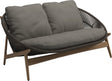 Gloster Bora Canapé 2 places Teck / Wicker Umber Grade C (OP) Loom 3 Castlerock 0205 