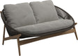 Gloster Bora Canapé 2 places Teck / Wicker Umber Grade D (ST) Tuck Malt 0122 