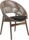 Gloster Bora Dining chair - Fauteuil repas Teck / Wicker Sorrel Grade D (ST) Tuck Sable 0123 