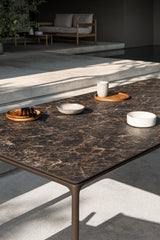 Gloster Carver Table 100cm x 220cm Ceramic Dining Table 