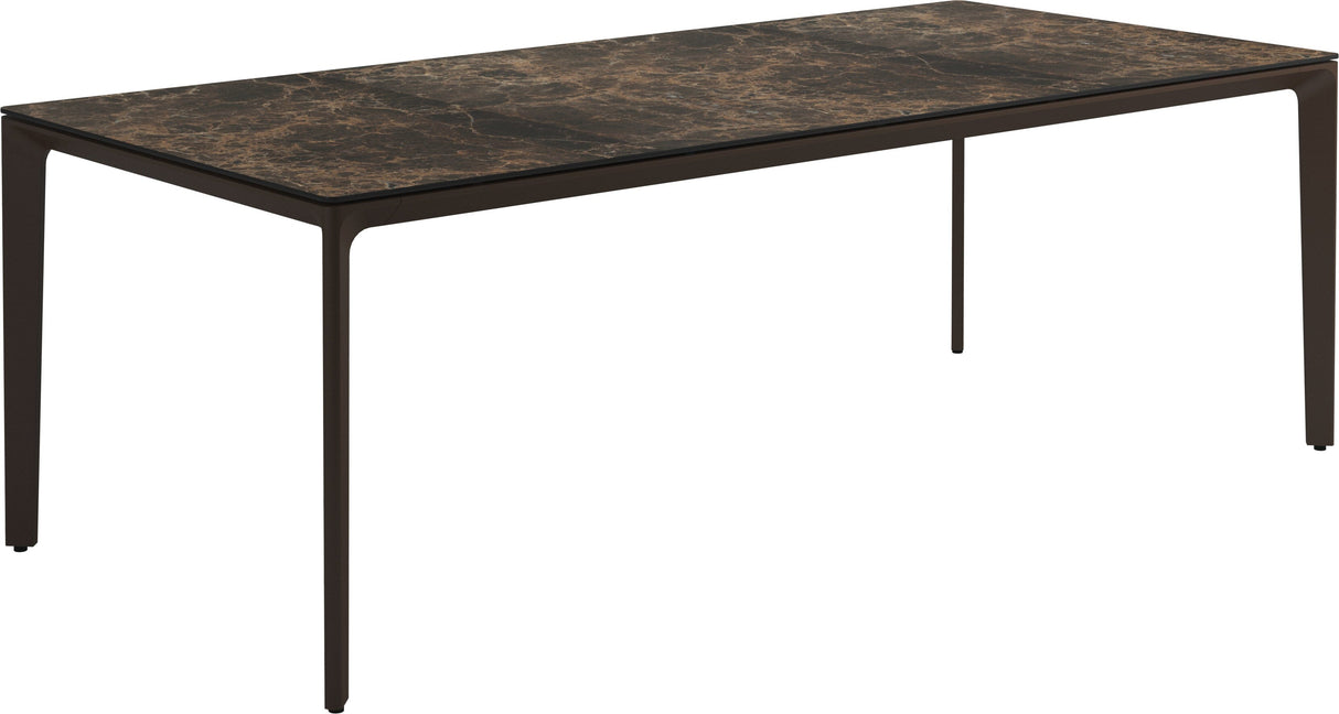 Gloster Carver Table 100cm x 220cm Ceramic Dining Table Java / Emperor Ceramic 