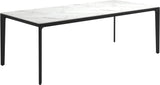 Gloster Carver Table 100cm x 220cm Ceramic Dining Table Meteor / Bianco Ceramic 