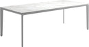 Gloster Carver Table 100cm x 220cm Ceramic Dining Table White / Bianco Ceramic 