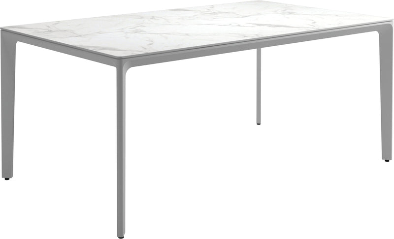 Gloster Carver Table 170cmx100cm Ceramic Dining Table White / Bianco Ceramic 
