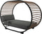 Gloster Cradle Daybed Meteor Grade B Pinstripe Coal 0160 
