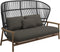 Gloster Fern High Back 2-Seater Sofa - Canapé 2 places Haut dossier Meteor / Raven Grade D (ST) Wave Quarry 0126 