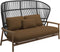Gloster Fern High Back 2-Seater Sofa - Canapé 2 places Haut dossier Meteor / Raven Grade D (ST) Wave Russet 0127 