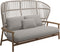 Gloster Fern High Back 2-Seater Sofa - Canapé 2 places Haut dossier White / Dune Garde B (OP) Fife Bone 0031 