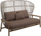 Gloster Fern High Back 2-Seater Sofa - Canapé 2 places Haut dossier White / Dune Grade B (OP) Fife Salmon 0045 