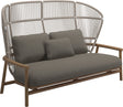 Gloster Fern High Back 2-Seater Sofa - Canapé 2 places Haut dossier White / Dune Grade B (OP) Fife Vesterhav Sand 0048 