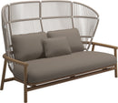 Gloster Fern High Back 2-Seater Sofa - Canapé 2 places Haut dossier White / Dune Grade D (ST) Ravel Dune 0118 