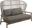 Gloster Fern High Back 2-Seater Sofa - Canapé 2 places Haut dossier White / Dune Grade D (ST) Tuck Truflfle 0124 