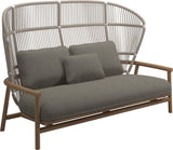 Gloster Fern High Back 2-Seater Sofa - Canapé 2 places Haut dossier White / Dune Grade D (ST) Tuck Truflfle 0124 