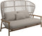 Gloster Fern High Back 2-Seater Sofa - Canapé 2 places Haut dossier White / Dune Grade D (ST) Wave Buff 0125 