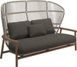 Gloster Fern High Back 2-Seater Sofa - Canapé 2 places Haut dossier White / Dune Grade D (ST) Wave Quarry 0126 