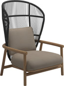 Gloster Fern High Back Fauteuil club - Lounge Chair Haut dossier 