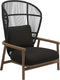 Gloster Fern High Back Fauteuil club - Lounge Chair Haut dossier Meteor / Raven Grade B (OP) Fife Granite 0034 