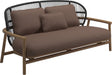 Gloster Fern Low Back 2-Seater Sofa - Canapé 2 places Bas dossier Meteor / Raven Grade B (OP) Fife Salmon 0045 