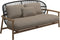 Gloster Fern Low Back 2-Seater Sofa - Canapé 2 places Bas dossier Meteor / Raven Grade B (WR) Blend Sand 0147 