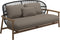 Gloster Fern Low Back 2-Seater Sofa - Canapé 2 places Bas dossier Meteor / Raven Grade D (ST) Ravel Dune 0118 