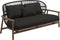 Gloster Fern Low Back 2-Seater Sofa - Canapé 2 places Bas dossier Meteor / Raven Grade D (ST) Tuck Sable 0123 