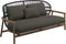 Gloster Fern Low Back 2-Seater Sofa - Canapé 2 places Bas dossier Meteor / Raven Grade D (ST) Wave Quarry 0126 