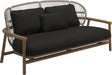 Gloster Fern Low Back 2-Seater Sofa - Canapé 2 places Bas dossier White / Dune Grade B (OP) Fife Granite 0034 