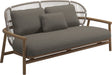 Gloster Fern Low Back 2-Seater Sofa - Canapé 2 places Bas dossier White / Dune Grade B (OP) Fife Vesterhav Sand 0048 