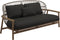 Gloster Fern Low Back 2-Seater Sofa - Canapé 2 places Bas dossier White / Dune Grade D (ST) Ravel Sable 0120 
