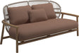 Gloster Fern Low Back 2-Seater Sofa - Canapé 2 places Bas dossier White / Dune Grade D (ST) Tuck Cider 0121 