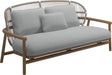 Gloster Fern Low Back 2-Seater Sofa - Canapé 2 places Bas dossier White / Dune Grade D (ST) Tuck Dust 0158 