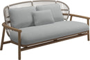 Gloster Fern Low Back 2-Seater Sofa - Canapé 2 places Bas dossier White / Dune Grade D (ST) Tuck Dust 0158 