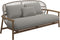 Gloster Fern Low Back 2-Seater Sofa - Canapé 2 places Bas dossier White / Dune Grade D (ST) Tuck Malt 0122 