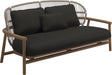 Gloster Fern Low Back 2-Seater Sofa - Canapé 2 places Bas dossier White / Dune Grade D (ST) Tuck Sable 0123 