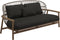 Gloster Fern Low Back 2-Seater Sofa - Canapé 2 places Bas dossier White / Dune Grade D (ST) Tuck Sable 0123 