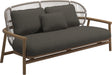 Gloster Fern Low Back 2-Seater Sofa - Canapé 2 places Bas dossier White / Dune Grade D (ST) Wave Quarry 0126 