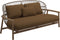 Gloster Fern Low Back 2-Seater Sofa - Canapé 2 places Bas dossier White / Dune Grade D (ST) Wave Russet 0127 