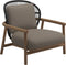Gloster Fern Low Back Fauteuil club - Lounge Chair Bas dossier Meteor / Raven Grade D (ST) Ravel Dune 0118 