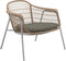 Gloster Fresco Fauteuil club - Lounge Chair White / Wheat 