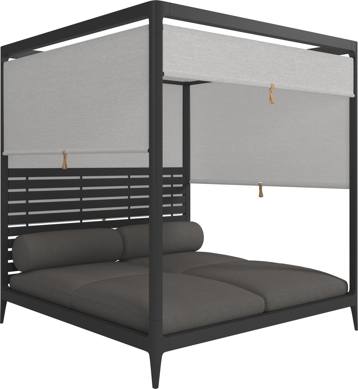 Gloster Grid Cabana avec Aluminium Back & Screens 