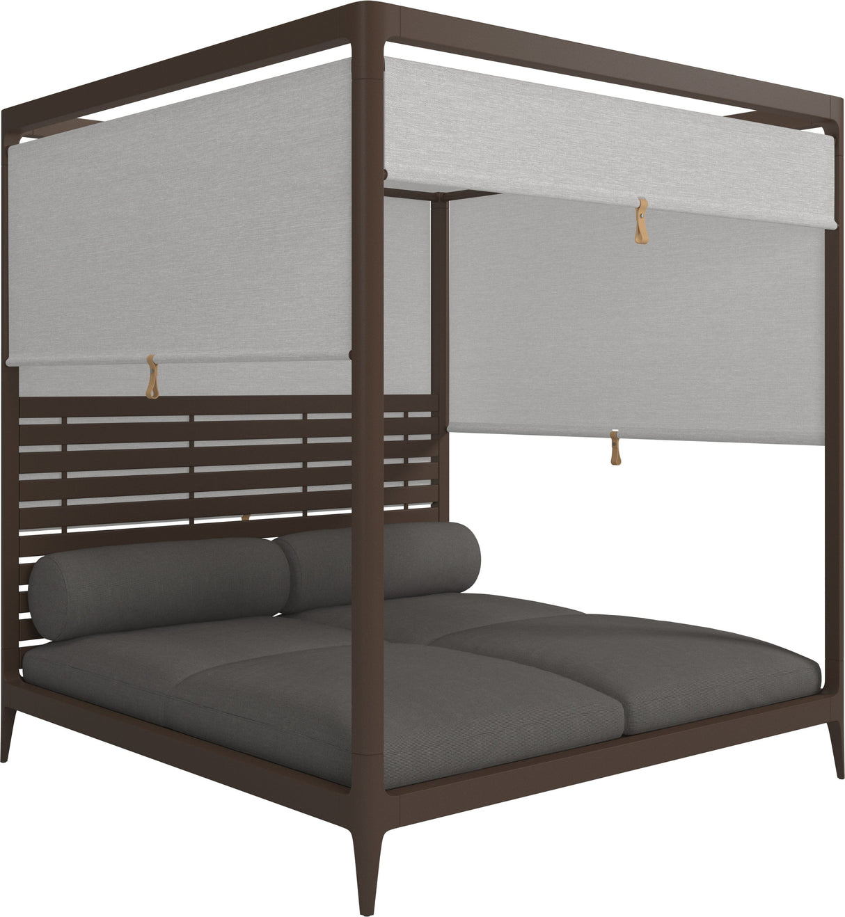 Gloster Grid Cabana avec Aluminium Back & Screens Java Grade B (WR) Cameron Granite 0050 