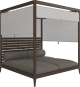 Gloster Grid Cabana avec Aluminium Back & Screens Java Grade C (OP) Loom 3 Castlerock 0205 