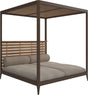 Gloster Grid Cabana avec Teak Back & Roof Java Grade B (OP) Poolside Linen 0202 