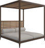 Gloster Grid Cabana avec Teak Back & Roof Java Grade B (WR) Blend Linen 0146 
