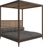 Gloster Grid Cabana avec Teak Back & Roof Java Grade B (WR) Cameron Granite 0050 
