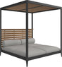 Gloster Grid Cabana avec Teak Back & Roof Meteor Grade B (WR) Sailing Seagull 0090 