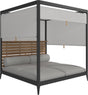 Gloster Grid Cabana avec Teak Back & Screens Metor Grade B (WR) Sailing Seagull 0090 