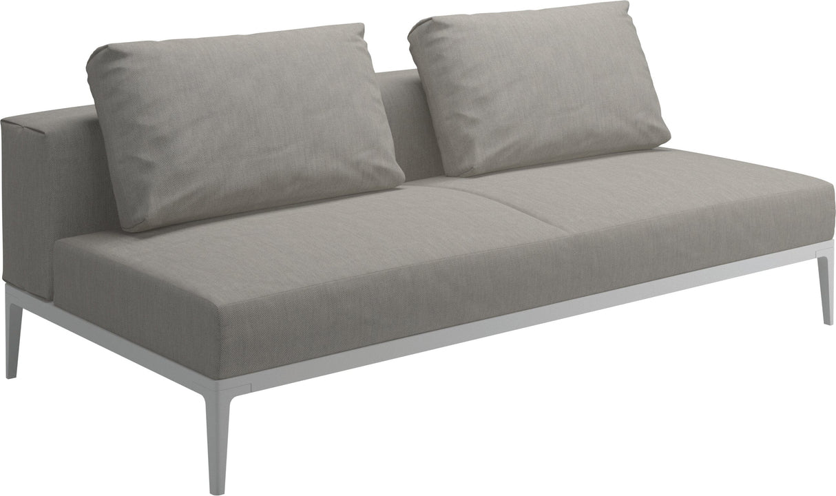 Gloster Grid Centre Unit White Grade C (OP) Robben Grey 0085 